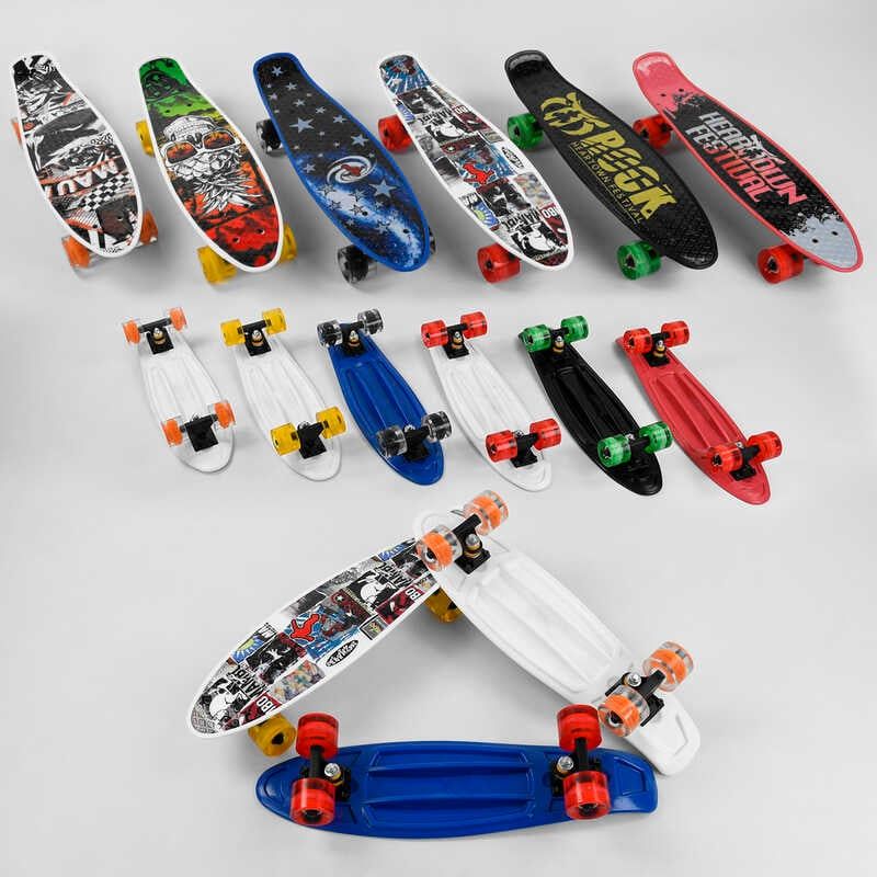 Пенні борд "Best Board" (6 видів, колеса PU, d = 6 см) фото 1 Пенні борд "Best Board" (6 видів, колеса PU, d = 6 см) фото 1