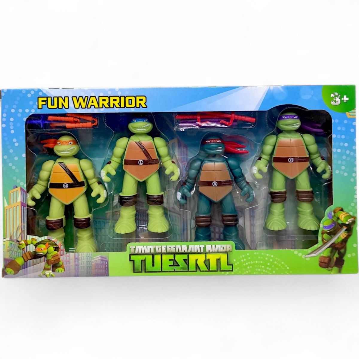 Іграшка герої "Turtles" (4 героя у наборі) фото 1 Іграшка герої "Turtles" (4 героя у наборі) фото 1