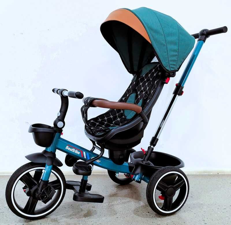 Велосипед 6390 BestTrike Oscar (1) ПОВОРОТНЕ СИДІННЯ, КЕРМО СКЛАДАЄТЬСЯ, КОЛЕСА З ПРОГУМОВАНИМ PU, КОШИК, ТЕЛЕСКОПІЧНА РУЧКА фото 1 Велосипед 6390 BestTrike Oscar (1) ПОВОРОТНЕ СИДІННЯ, КЕРМО СКЛАДАЄТЬСЯ, КОЛЕСА З ПРОГУМОВАНИМ PU, КОШИК, ТЕЛЕСКОПІЧНА РУЧКА фото 1