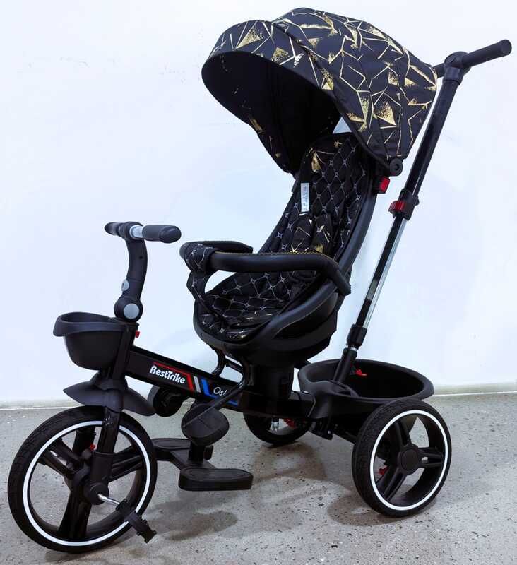 Велосипед 6390 BestTrike Oscar (1) ПОВОРОТНЕ СИДІННЯ, КЕРМО СКЛАДАЄТЬСЯ, КОЛЕСА З ПРОГУМОВАНИМ PU, КОШИК, ТЕЛЕСКОПІЧНА РУЧКА фото 1 Велосипед 6390 BestTrike Oscar (1) ПОВОРОТНЕ СИДІННЯ, КЕРМО СКЛАДАЄТЬСЯ, КОЛЕСА З ПРОГУМОВАНИМ PU, КОШИК, ТЕЛЕСКОПІЧНА РУЧКА фото 1
