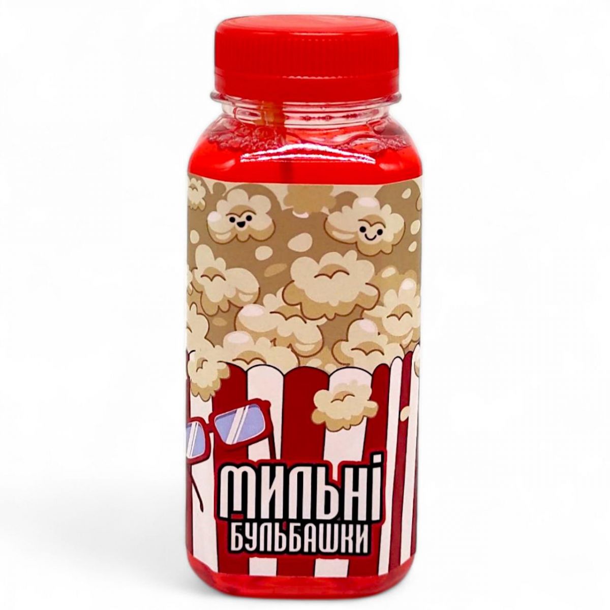 Мильні бульбашки "Попкорн" (200 мл) фото 1 Мильні бульбашки "Попкорн" (200 мл) фото 1