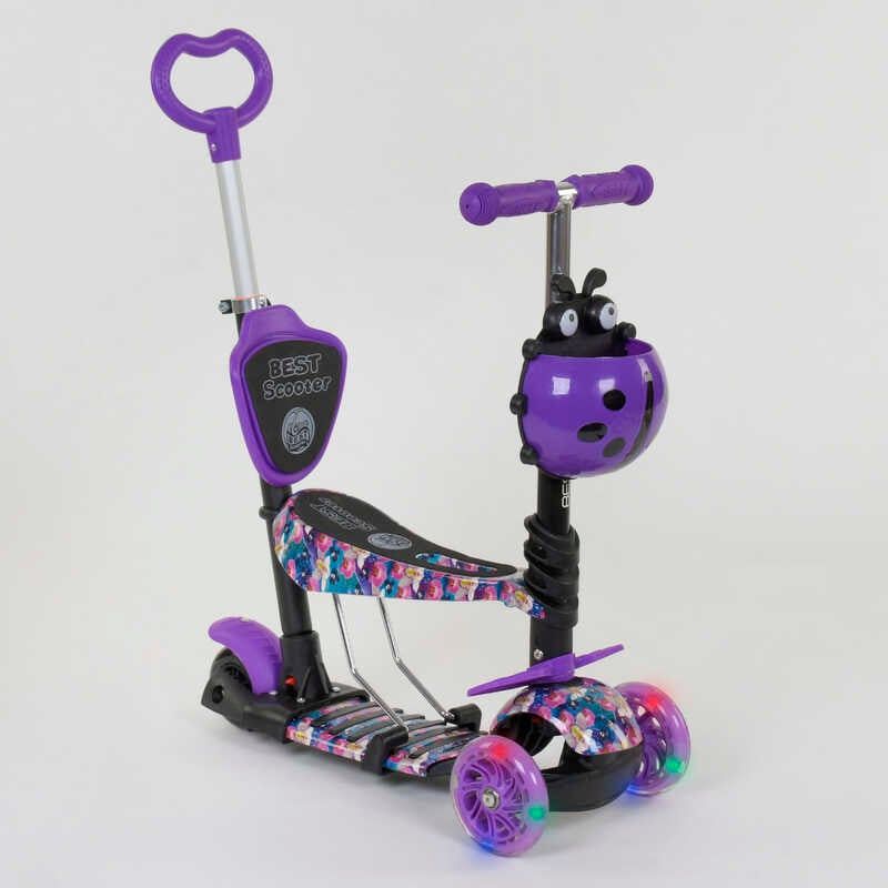 Самокат 5в1 19870 (1) Best Scooter, АБСТРАКЦІЯ, PU колеса, ПІДСВІЧУВАННЯ КОЛІС, в коробці фото 1 Самокат 5в1 19870 (1) Best Scooter, АБСТРАКЦІЯ, PU колеса, ПІДСВІЧУВАННЯ КОЛІС, в коробці фото 1