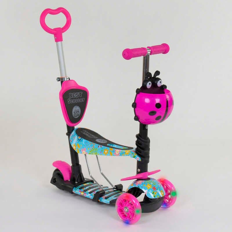 Самокат 5в1 26901 (1) Best Scooter, АБСТРАКЦІЯ, PU колеса, ПІДСВІЧУВАННЯ КОЛІС, в коробці фото 1 Самокат 5в1 26901 (1) Best Scooter, АБСТРАКЦІЯ, PU колеса, ПІДСВІЧУВАННЯ КОЛІС, в коробці фото 1