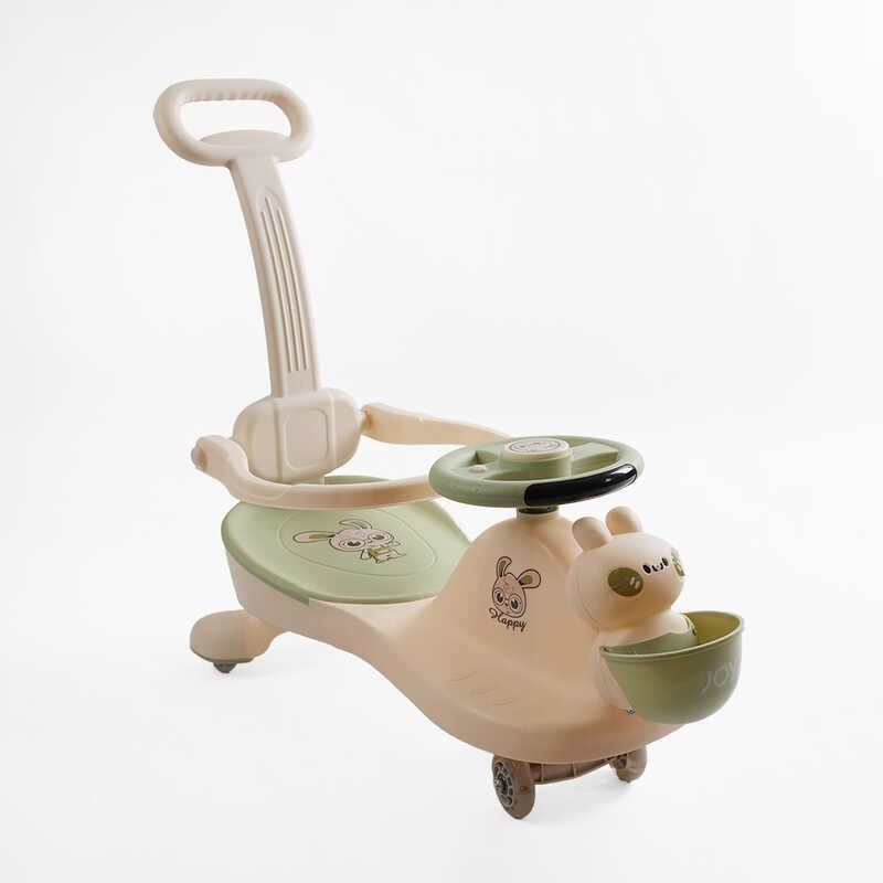 Каталка-толокар JOY LD-396-58 (1) колеса PU зі світлом, музика та світло, захисний бампер, батьківська ручка, в коробці  фото 1