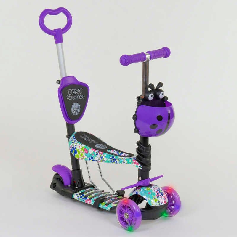 Самокат 5в1 68995 (1) Best Scooter, АБСТРАКЦИЯ, PU колеса, ПОДСВЕТКА КОЛЕС, в коробке фото 1 Самокат 5в1 68995 (1) Best Scooter, АБСТРАКЦИЯ, PU колеса, ПОДСВЕТКА КОЛЕС, в коробке фото 1