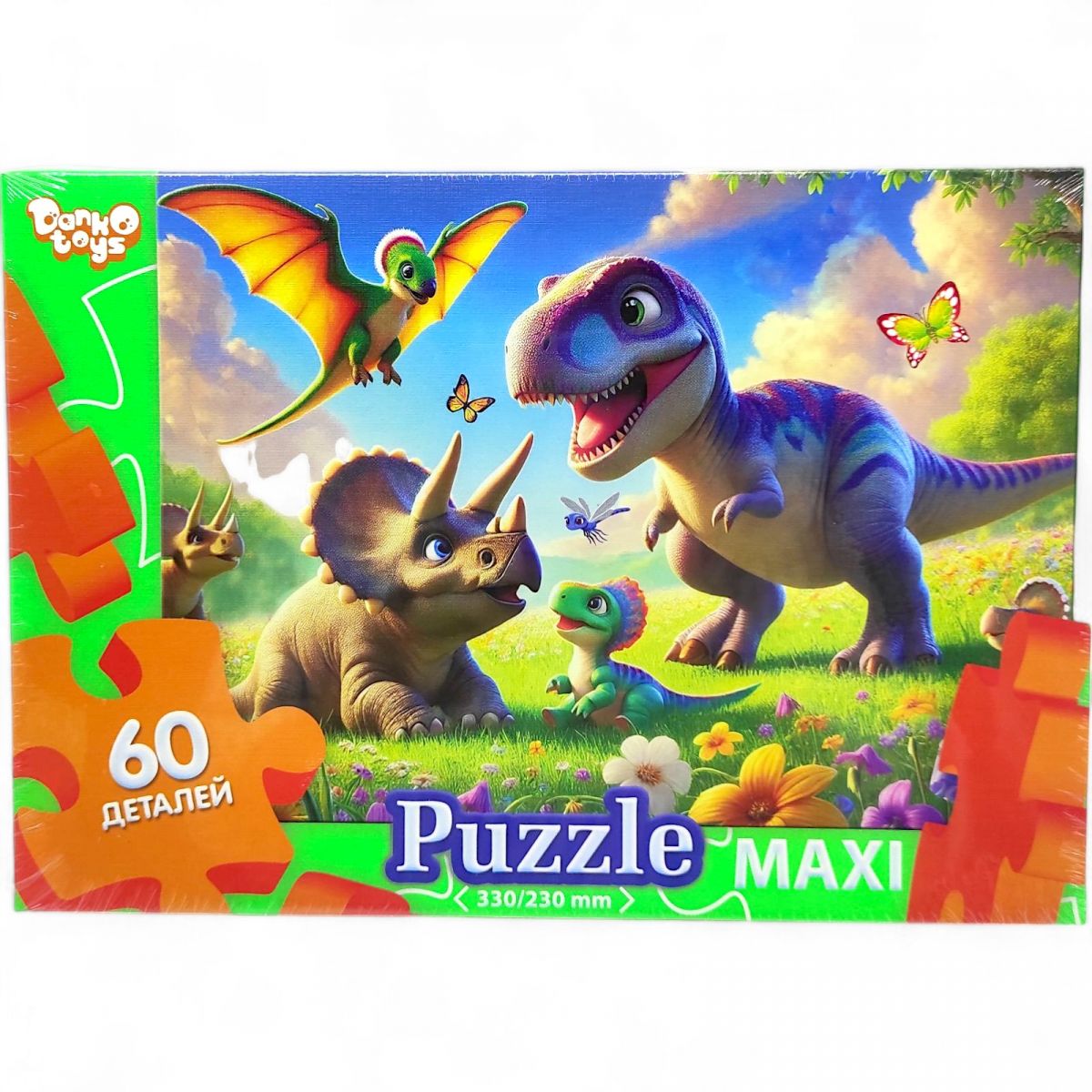MAXI PUZZLE 60 "ДИНОЗАВРИ" фото 1 MAXI PUZZLE 60 "ДИНОЗАВРИ" фото 1