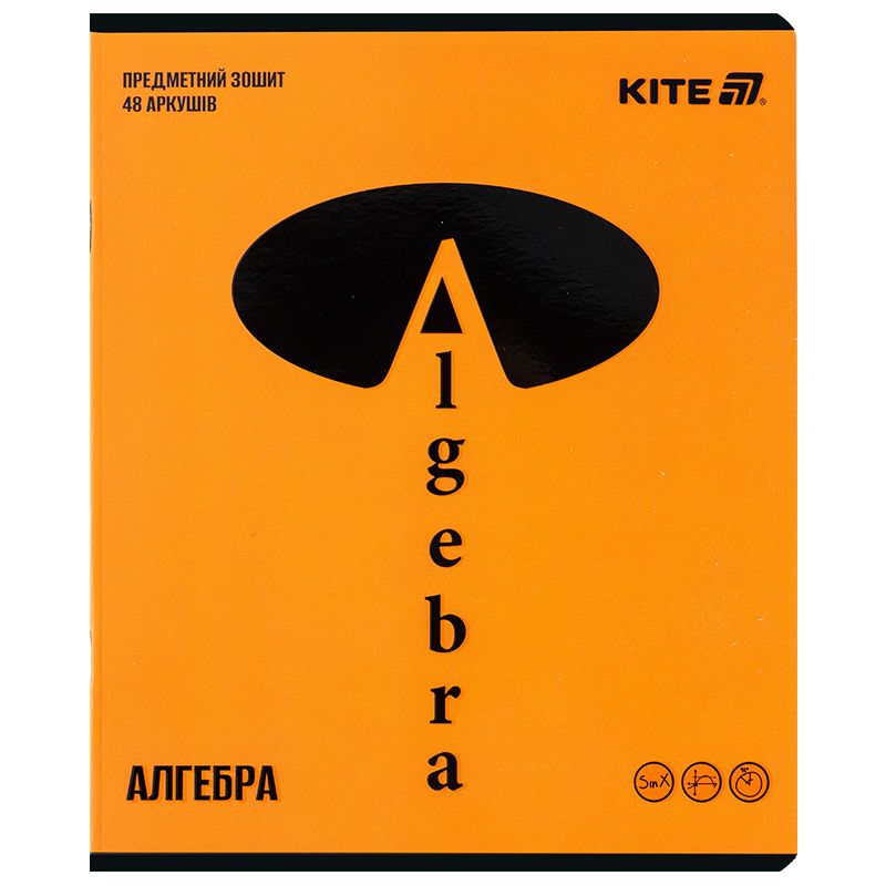 Зошит предметн. 48 арк. , кл. , софт тач+УФ, Bright, алгебра фото 1 Зошит предметн. 48 арк. , кл. , софт тач+УФ, Bright, алгебра фото 1