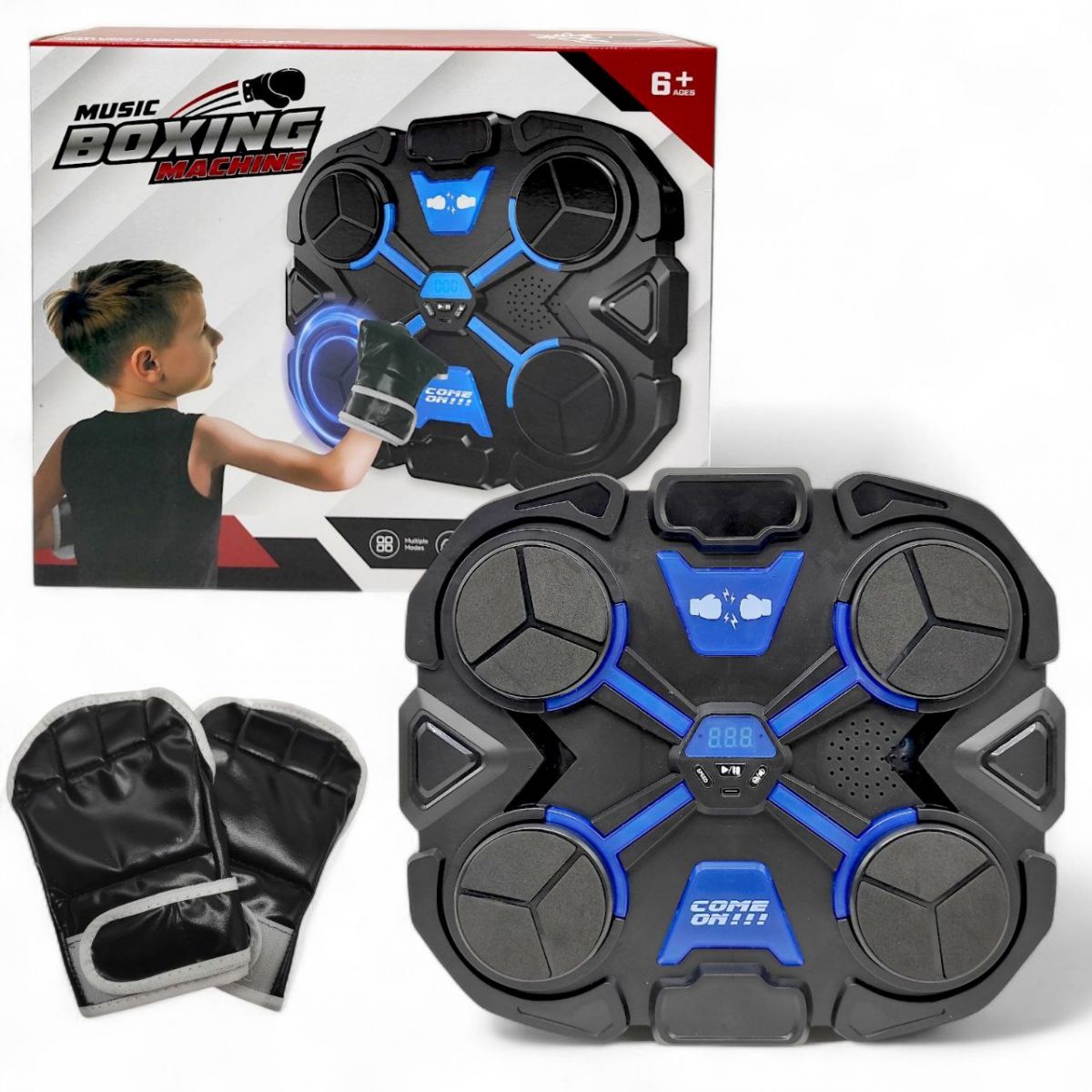 Настінний бокс музичний "Boxing Target" з Bluetooth (мішень 32х28 см) фото 1 Настінний бокс музичний "Boxing Target" з Bluetooth (мішень 32х28 см) фото 1