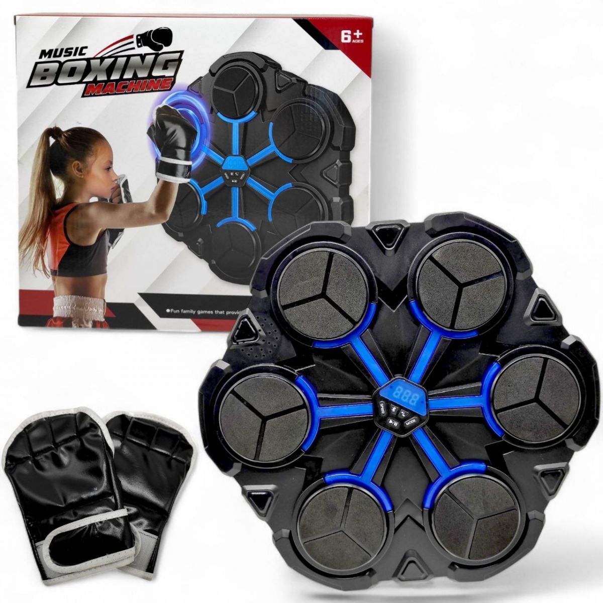 Настінний бокс музичний "Boxing Target" з Bluetooth (мішень 34х32 см) фото 1 Настінний бокс музичний "Boxing Target" з Bluetooth (мішень 34х32 см) фото 1