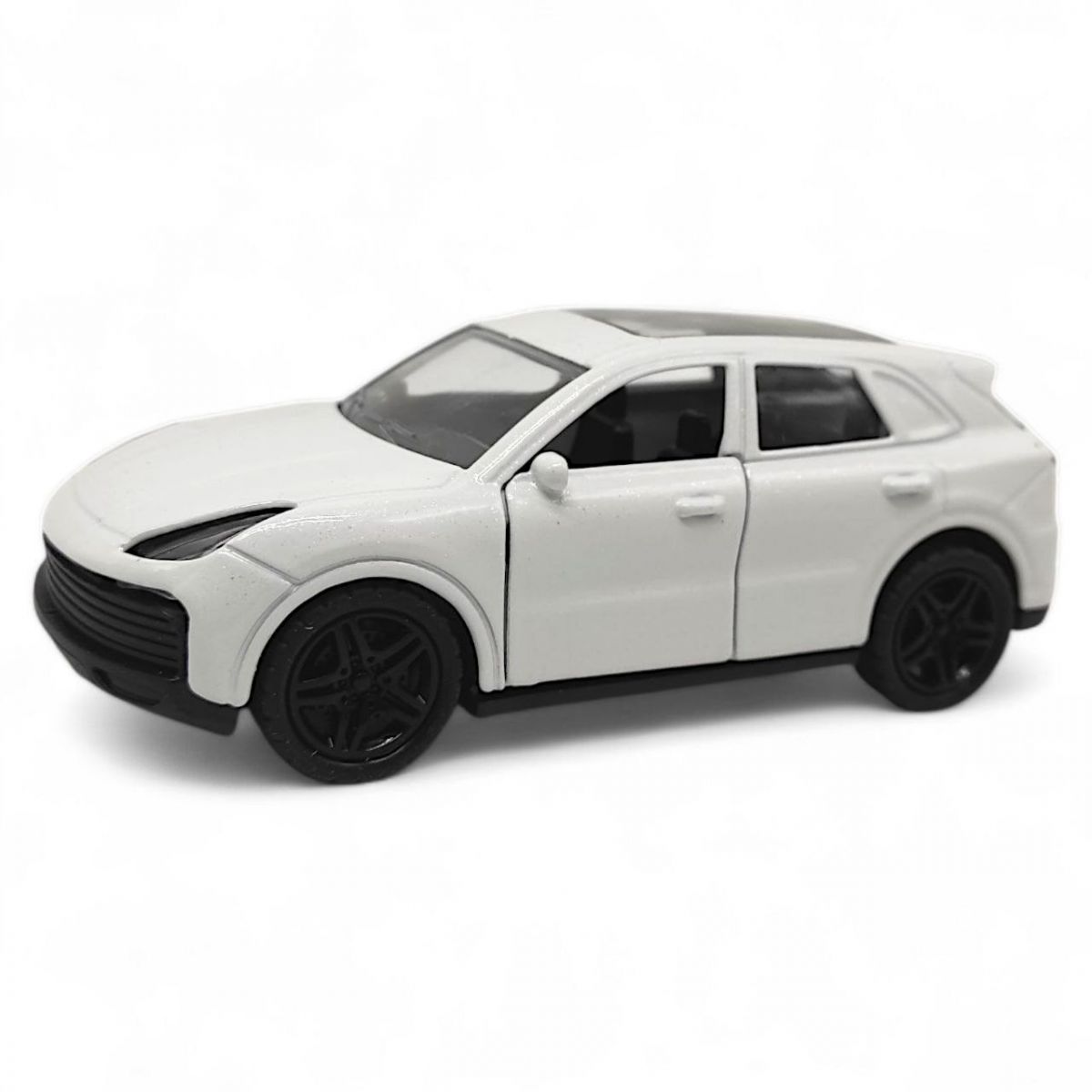 Машинка металева Porsche Cayenne Автопром, інерція, двері, білий  фото 1