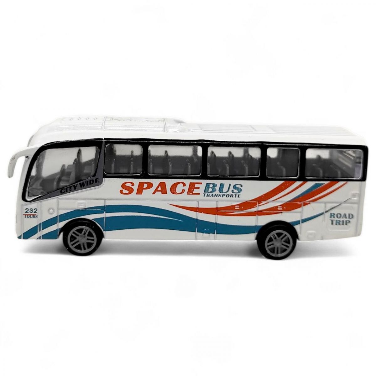 Машинка металева "Автобус" АВТОПРОМ, SPACE BUS (БІЛИЙ) фото 1 Машинка металева "Автобус" АВТОПРОМ, SPACE BUS (БІЛИЙ) фото 1