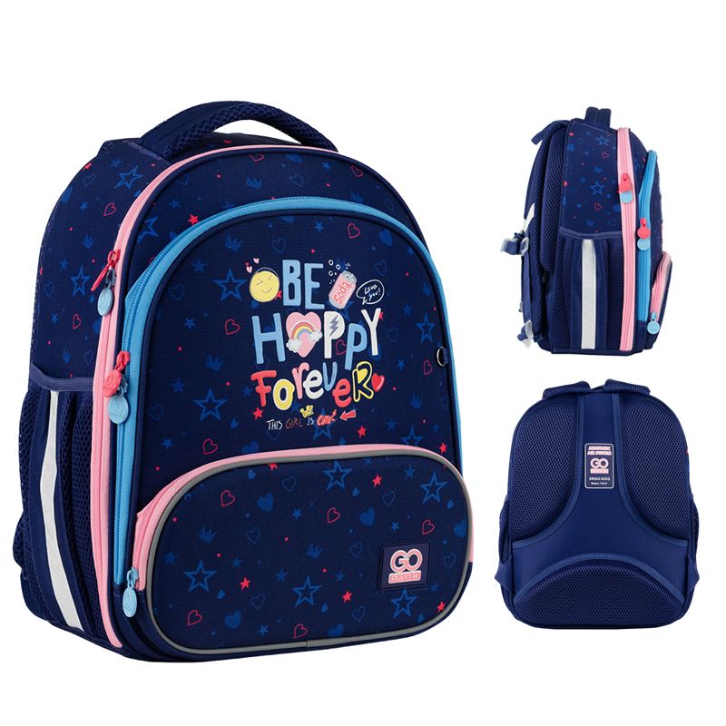 Рюкзак GoPack Education каркасний 597M-3 Be Happy фото 1 Рюкзак GoPack Education каркасний 597M-3 Be Happy фото 1