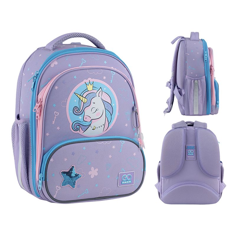 Рюкзак GoPack Education каркасний 597M-3 Fairytale Unicorn  фото 1