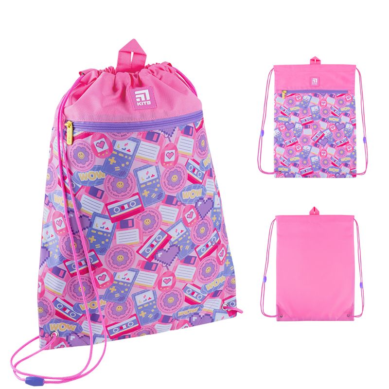 Сумка для взуття Kite 601M Love is Love фото 1 Сумка для взуття Kite 601M Love is Love фото 1