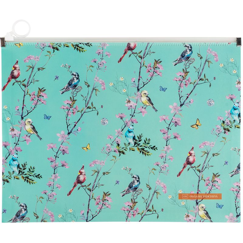 Папка на блискавці zip-lock А4+ OS Spring фото 1 Папка на блискавці zip-lock А4+ OS Spring фото 1