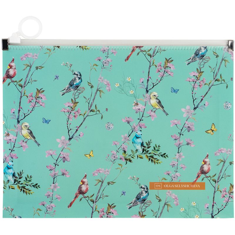 Папка на блискавці zip-lock А5+ OS Spring фото 1 Папка на блискавці zip-lock А5+ OS Spring фото 1