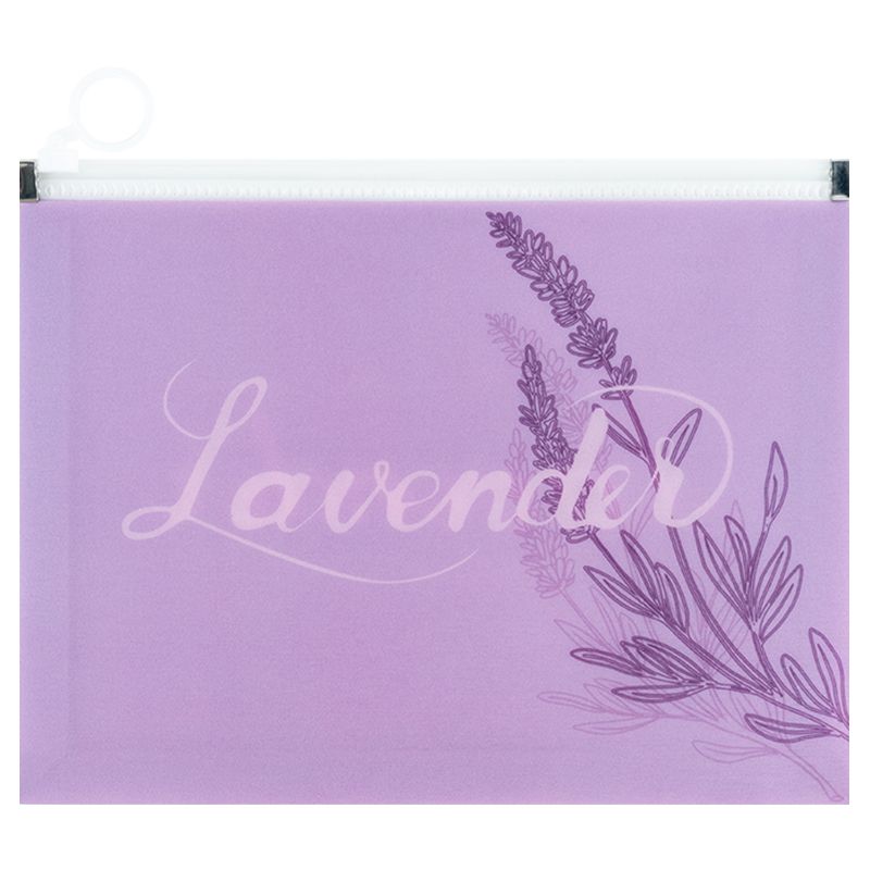 Папка на блискавці zip-lock А5+ Lavender-1  фото 1