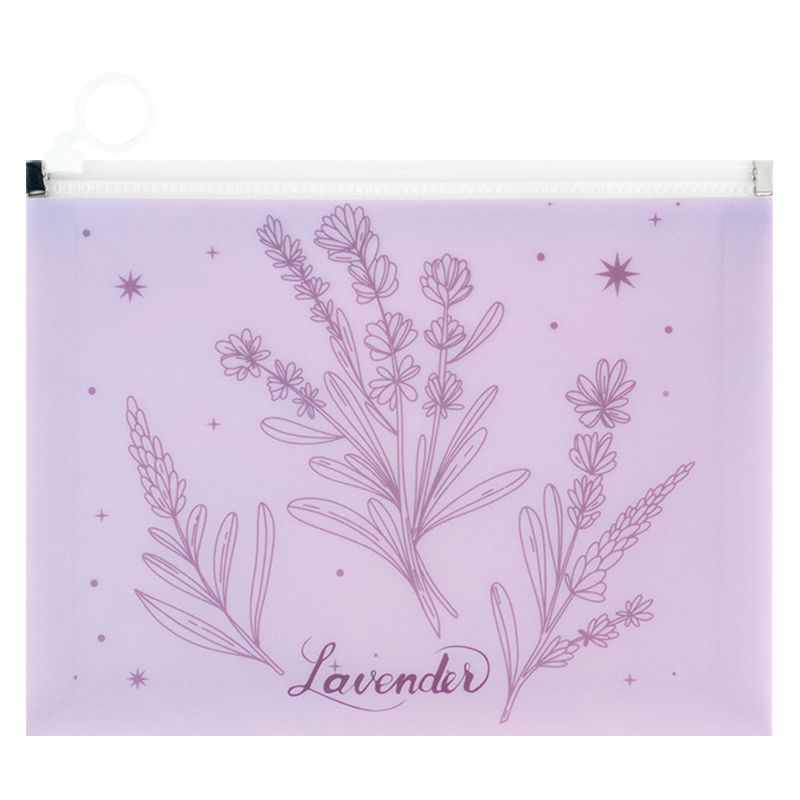 Папка на блискавці zip-lock А5+ Lavender-2  фото 1