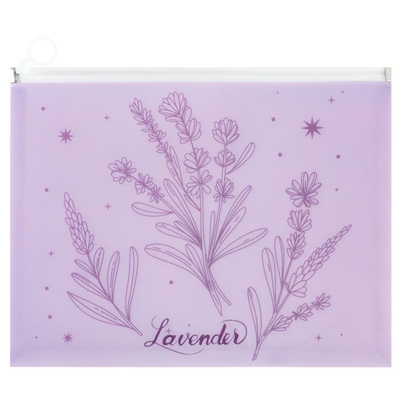 Папка на блискавці zip-lock А4+ Lavender-2 фото 1 Папка на блискавці zip-lock А4+ Lavender-2 фото 1