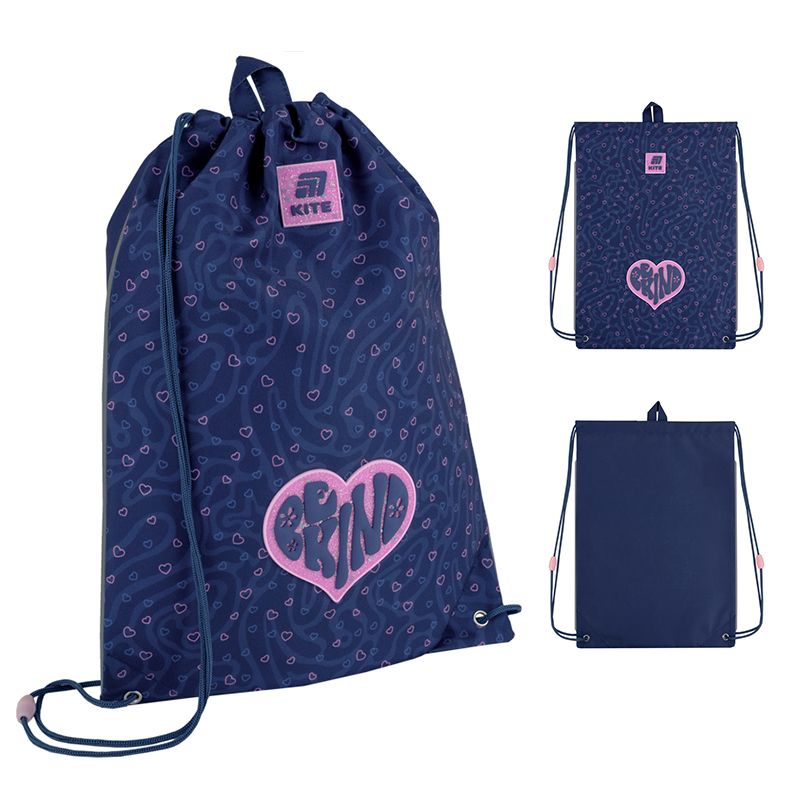 Сумка для взуття Kite 600M Be Kind фото 1 Сумка для взуття Kite 600M Be Kind фото 1