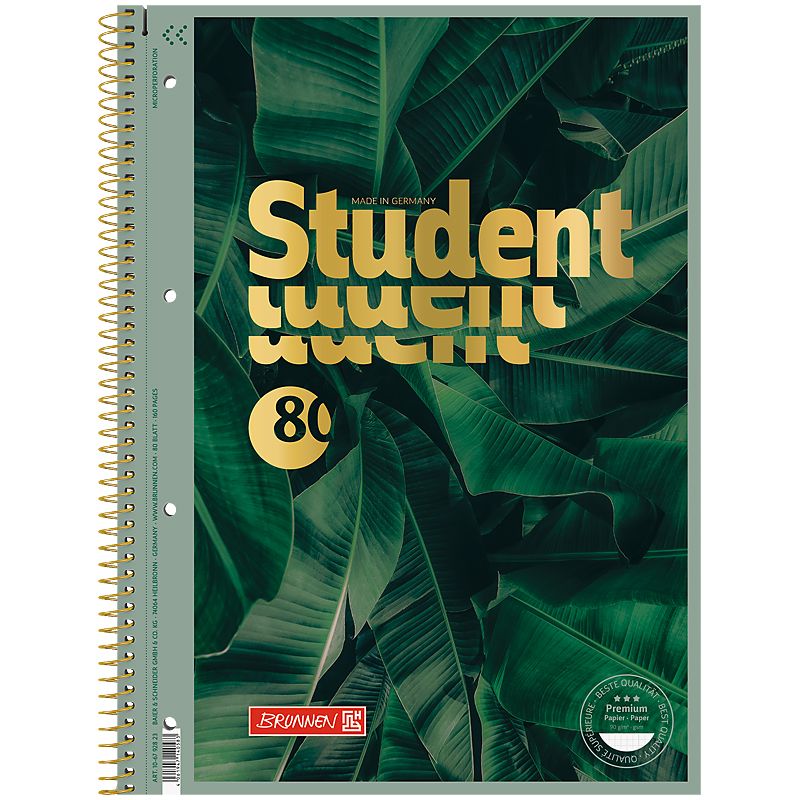 Коледж-блок А4 Premium, клітинка, 80 арк. , Jungle фото 1 Коледж-блок А4 Premium, клітинка, 80 арк. , Jungle фото 1
