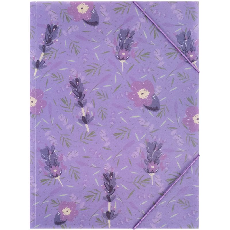 Папка на гумках А4+ Lavender-4  фото 1
