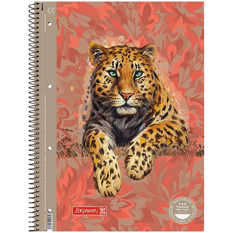 Коледж-блок А4 Premium, лінія, 80 арк. Safari фото 1 Коледж-блок А4 Premium, лінія, 80 арк. Safari фото 1