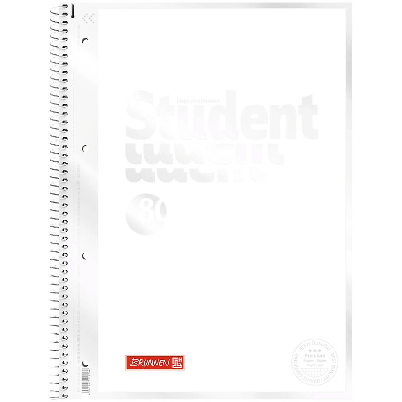 Коледж-блок А4 Premium, кліт, 80 арк. White фото 1 Коледж-блок А4 Premium, кліт, 80 арк. White фото 1