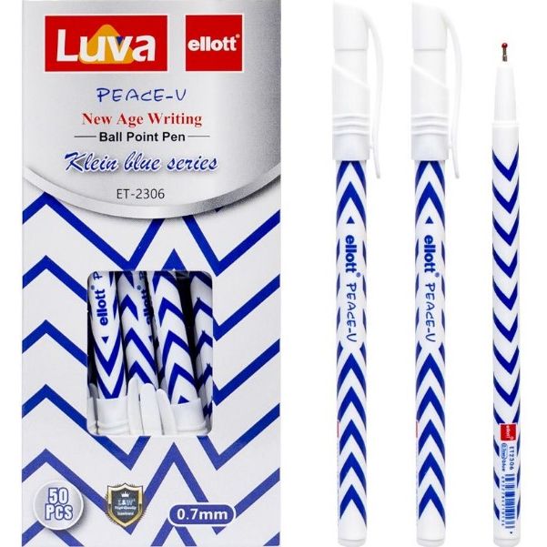 Ручка масляна "Luva. Ellott", синя фото 1 Ручка масляна "Luva. Ellott", синя фото 1