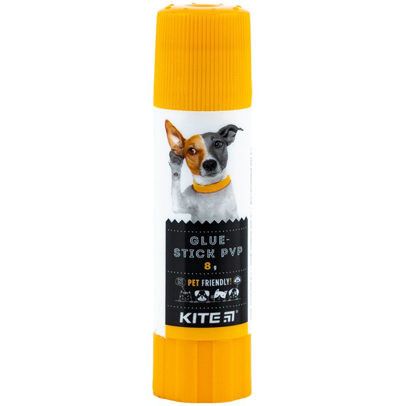 Клей-олівець PVP, 8 г з індикатором Kite Dogs фото 1 Клей-олівець PVP, 8 г з індикатором Kite Dogs фото 1