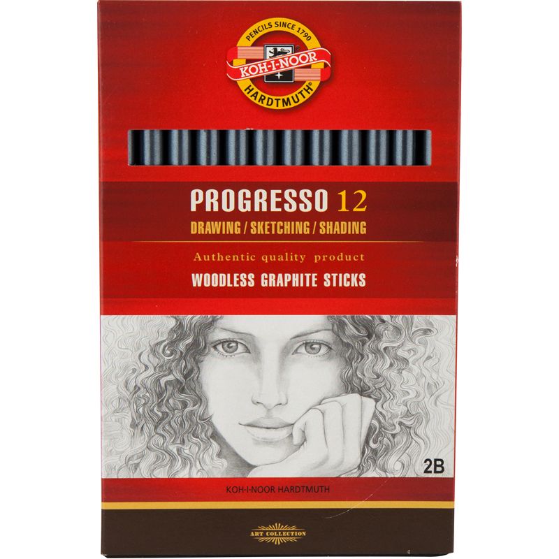 Олівець бездеревний Progresso, 2B  фото 1