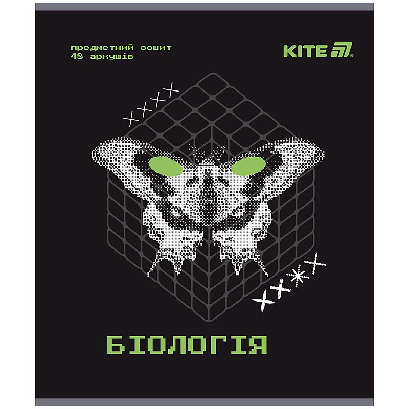 Зошит предметн.  48 арк. , кл. , гібр лак+УФ, Techno, біологія  фото 1