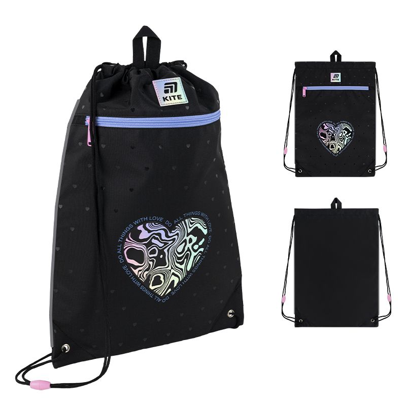 Сумка для взуття Kite 601M Love is фото 1 Сумка для взуття Kite 601M Love is фото 1