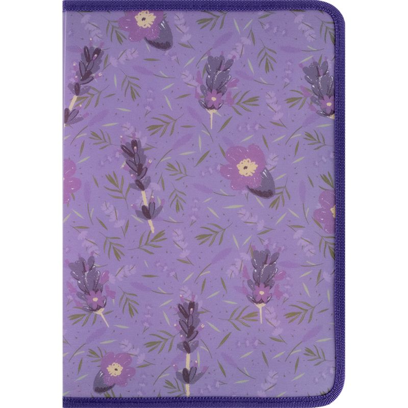 Папка об'ємна на блискавці А4+ Lavender-4 фото 1 Папка об'ємна на блискавці А4+ Lavender-4 фото 1