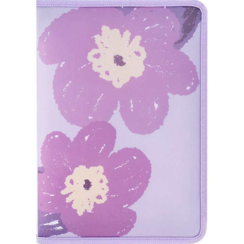 Папка об'ємна на блискавці А4+ Lavender-3  фото 1