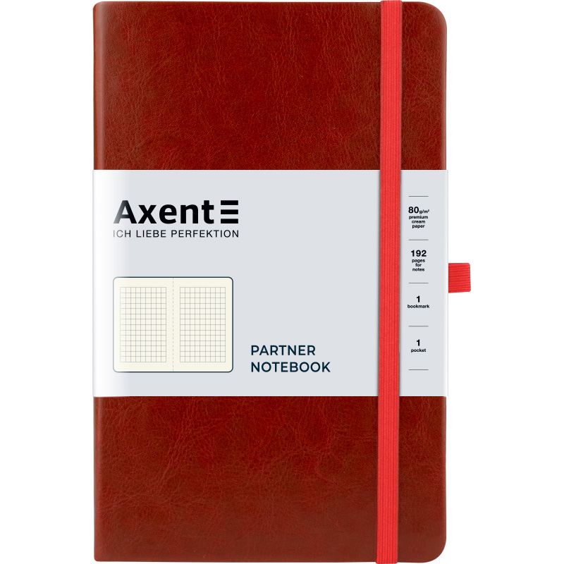 Книга записна Partner Lux, 125*195, 96арк, кл, бор фото 1 Книга записна Partner Lux, 125*195, 96арк, кл, бор фото 1