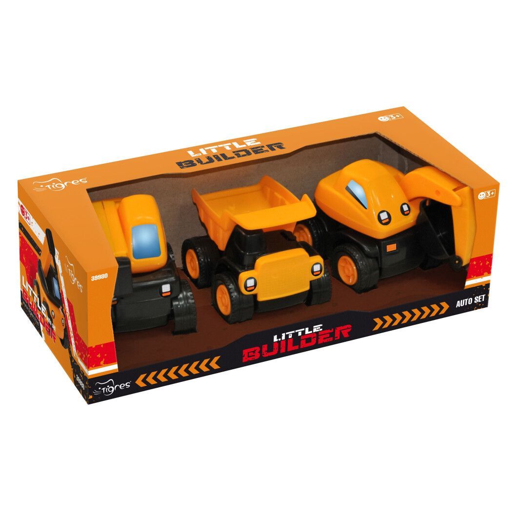 Набір авто "Little Builder" 3 шт. , Tigres  фото 1