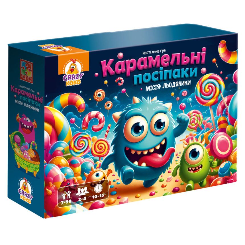 Гра настільна Vladi Toys маршрутна. Карамельні посіпаки (укр) фото 1 Гра настільна Vladi Toys маршрутна. Карамельні посіпаки (укр) фото 1