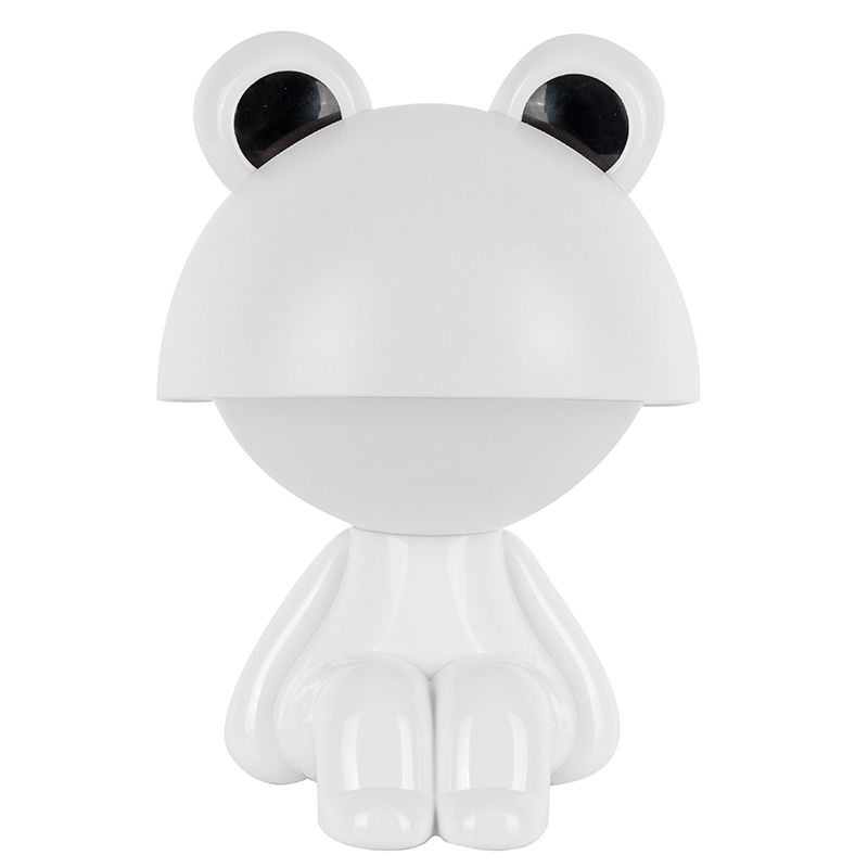 Світильник-нічник LED з акумулятором Cute Froggy, білий фото 1 Світильник-нічник LED з акумулятором Cute Froggy, білий фото 1