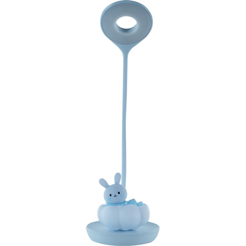 Настільна лампа LED з акумулятором Cloudy Bunny, блакитний фото 1 Настільна лампа LED з акумулятором Cloudy Bunny, блакитний фото 1