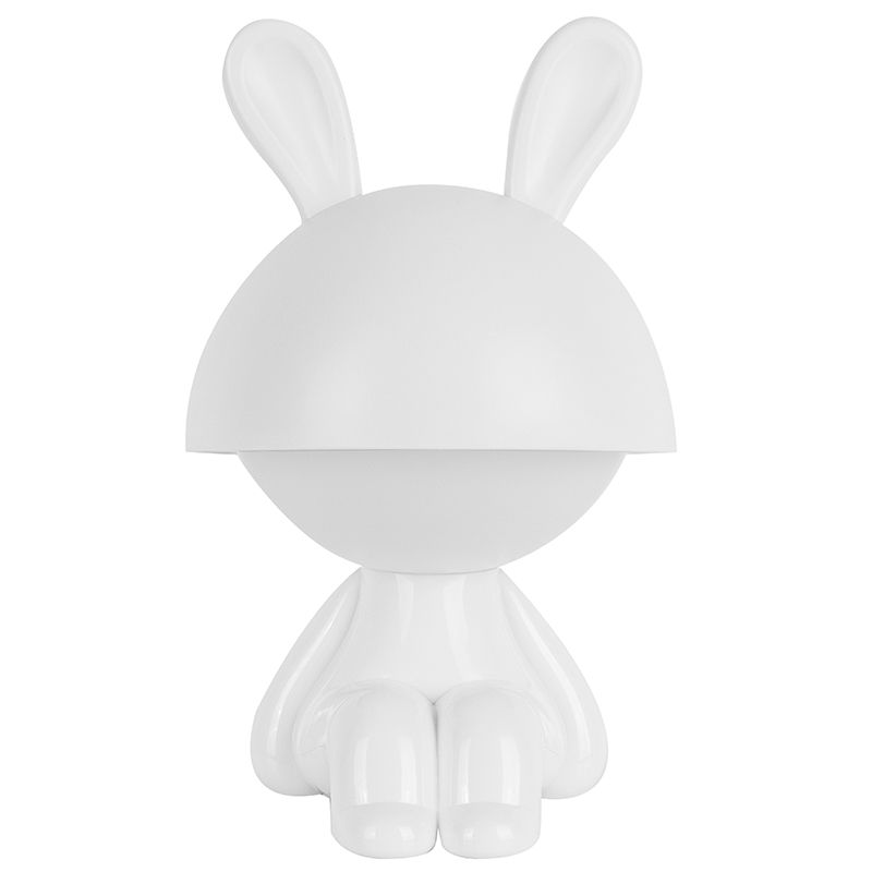 Світильник-нічник LED з акумулятором Cute Bunny, білий фото 1 Світильник-нічник LED з акумулятором Cute Bunny, білий фото 1