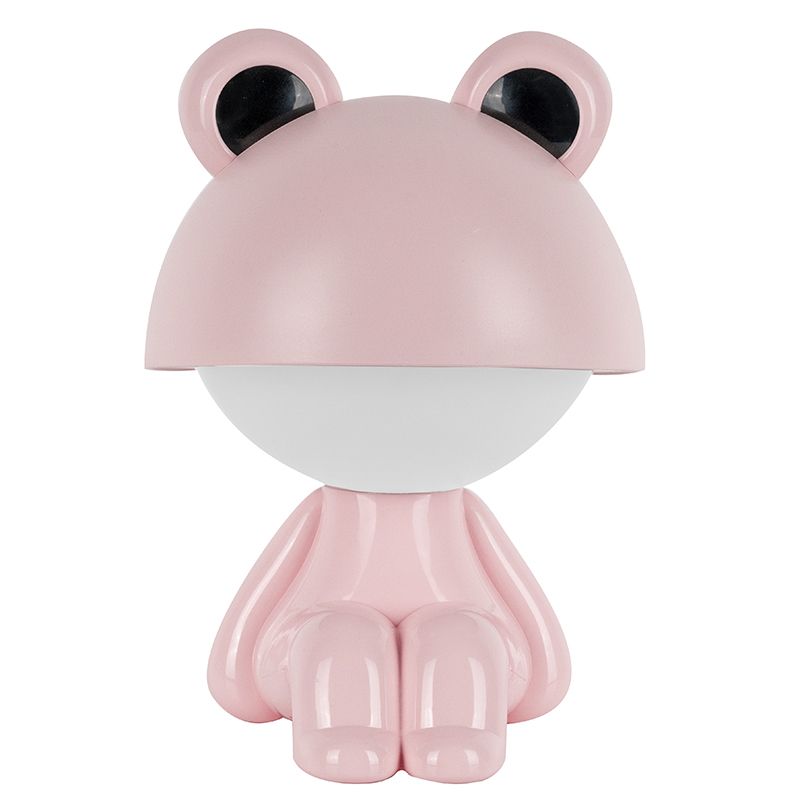 Світильник-нічник LED з акумулятором Cute Froggy, рожевий фото 1 Світильник-нічник LED з акумулятором Cute Froggy, рожевий фото 1