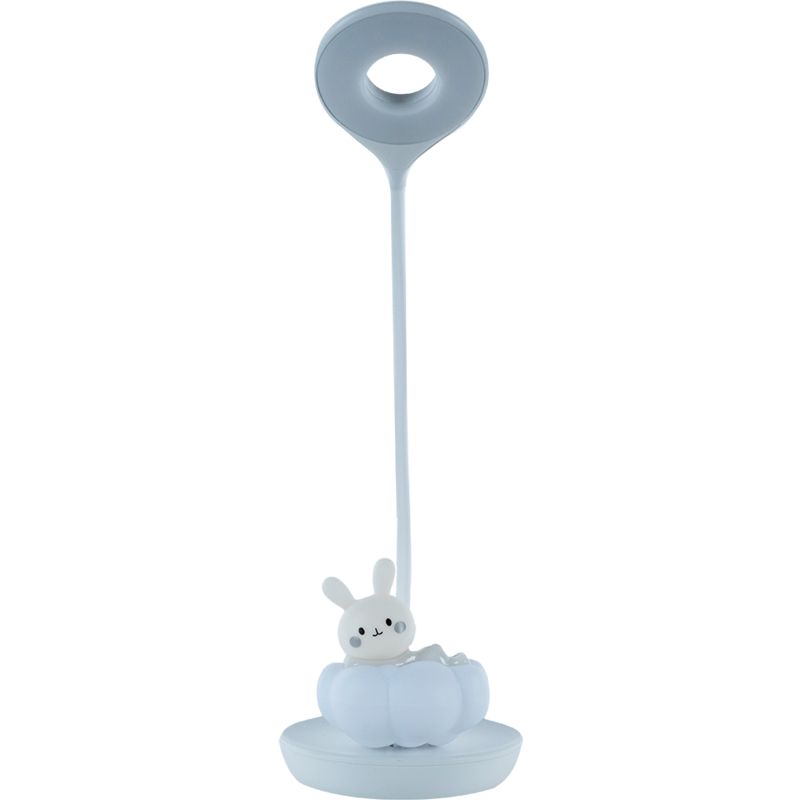 Настільна лампа LED з акумулятором Cloudy Bunny, білий фото 1 Настільна лампа LED з акумулятором Cloudy Bunny, білий фото 1