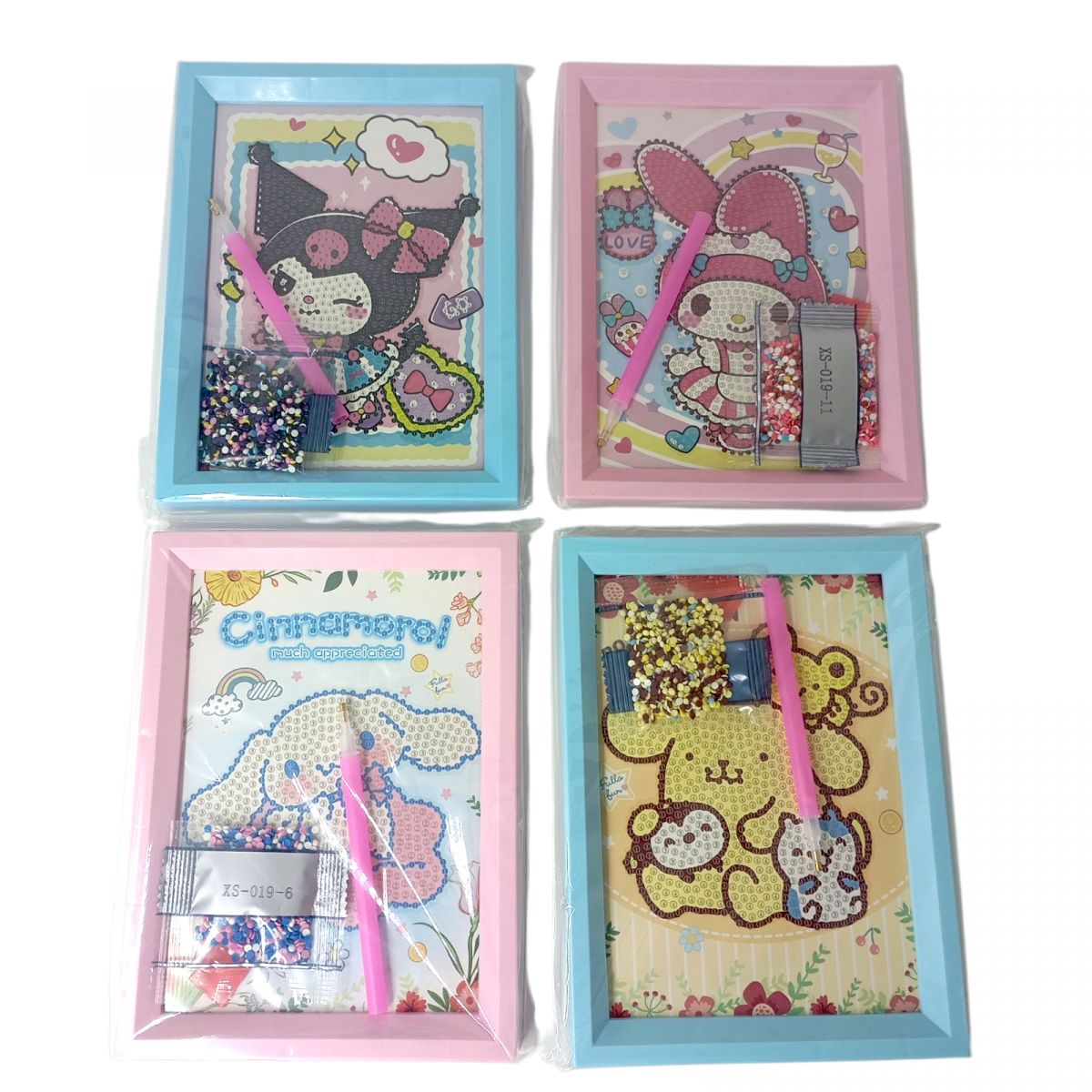 Набір алмазна мозайка "Санріо / Sanrio" 14*18 см мікс  фото 1