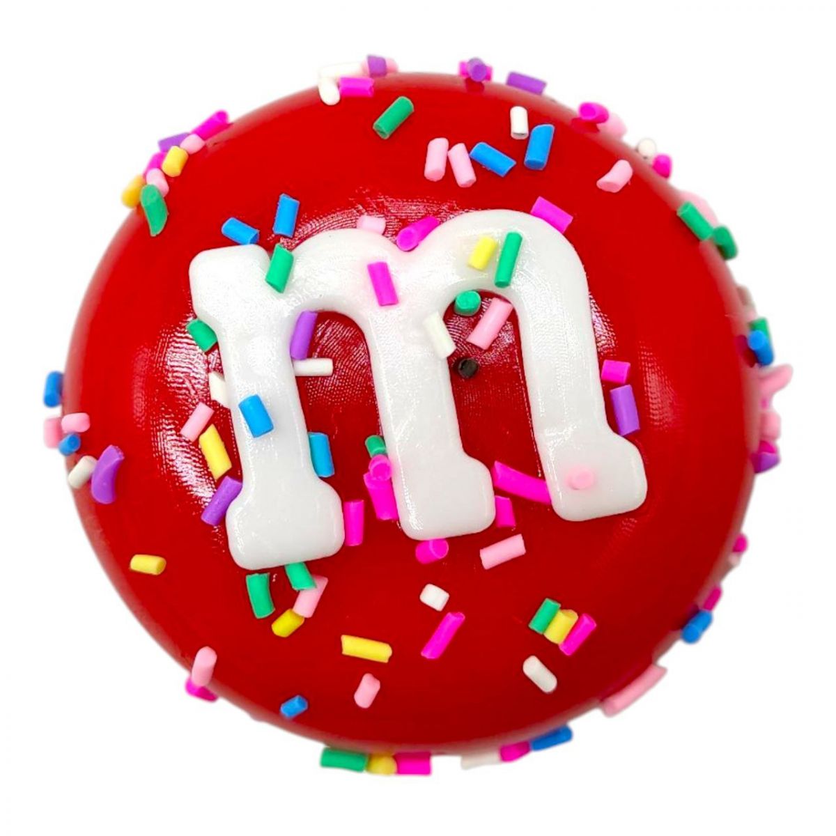 Антистрес іграшка M&M`s  6,5 см (ЧЕРВОНИЙ)  фото 1