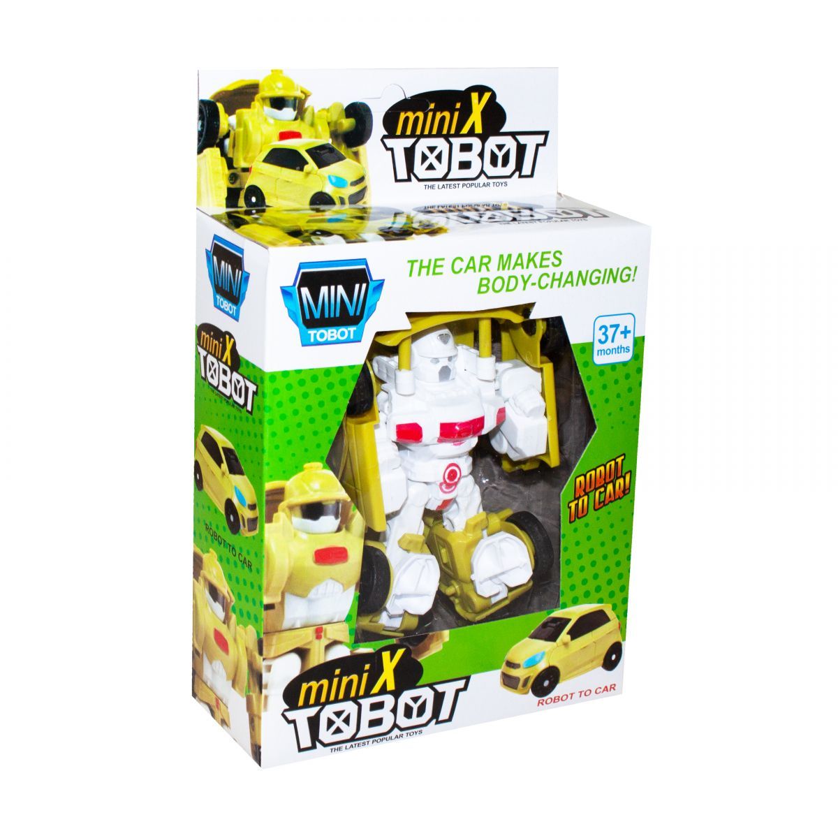 Уцінка. Робот-трансформер "Tobot mini D" жовтий з білим - Примята упаковка фото 1 Уцінка. Робот-трансформер "Tobot mini D" жовтий з білим - Примята упаковка фото 1