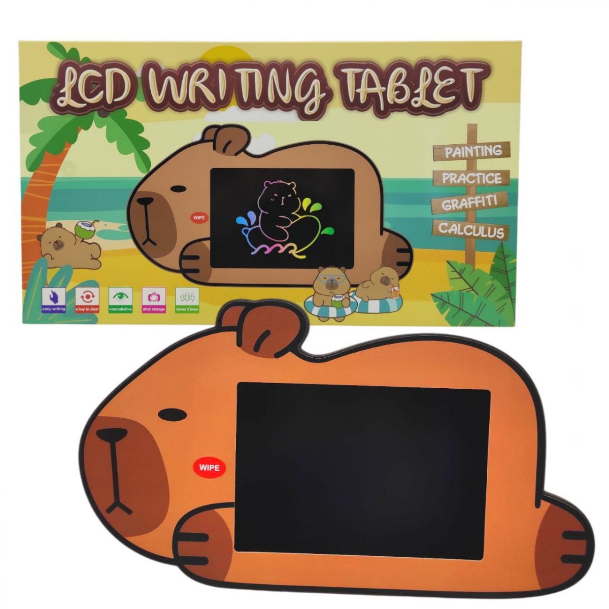Планшет для малювання LCD "Капібара" 8,5ʼʼ екран фото 1 Планшет для малювання LCD "Капібара" 8,5ʼʼ екран фото 1
