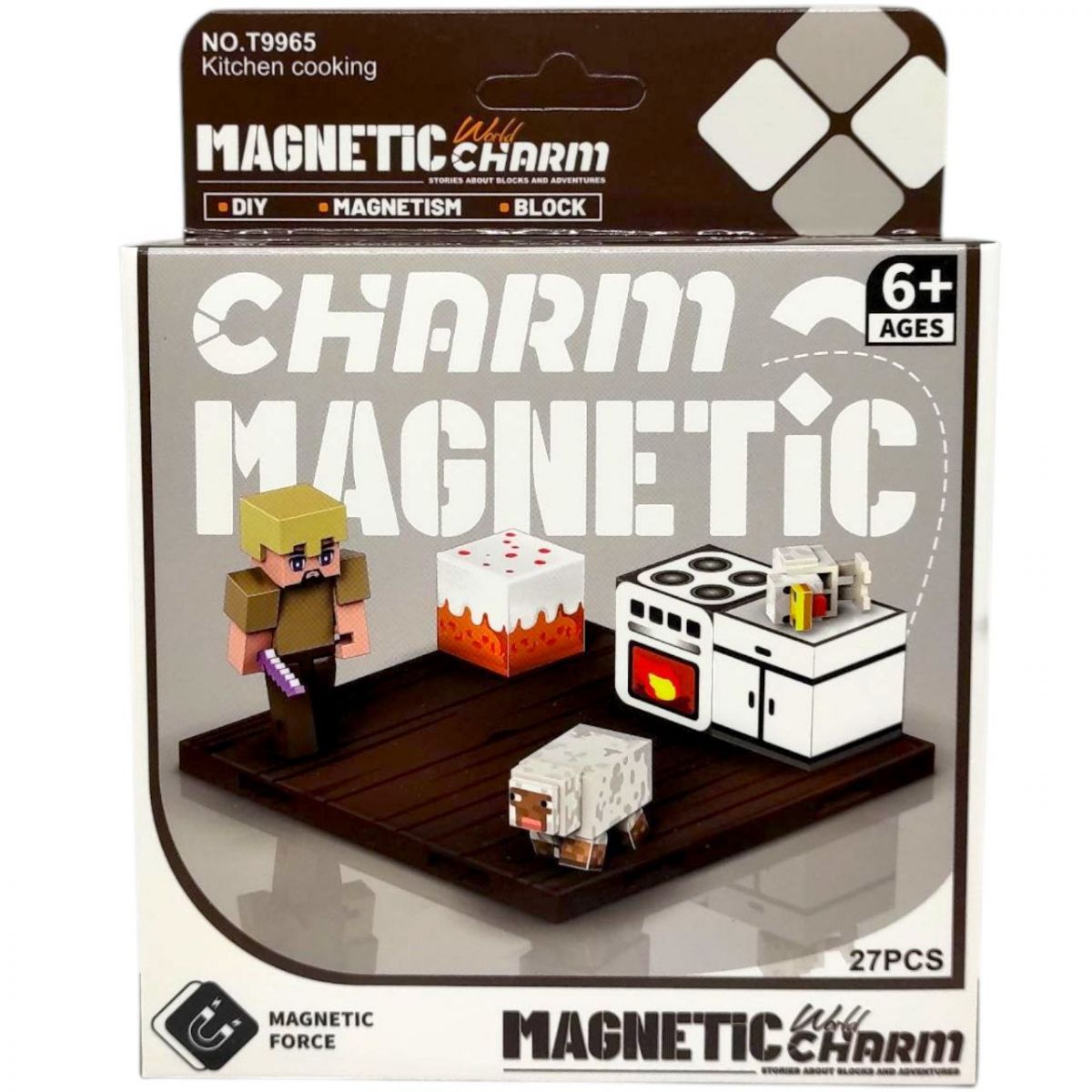 Конструктор магнітний MINECRAFT (ВИД 2)  фото 1