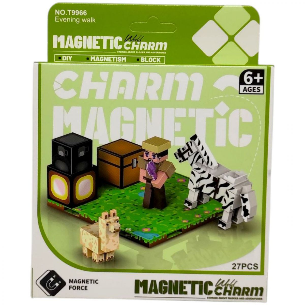 Конструктор магнітний MINECRAFT (ВИД 3)  фото 1