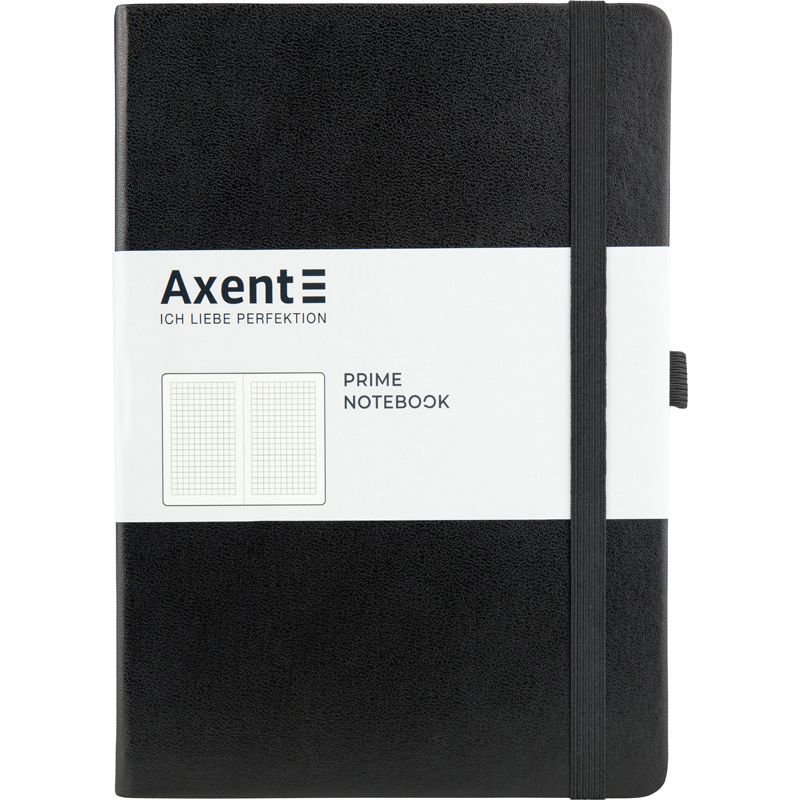 Книга записна Partner Prime, 145*210, 96арк, кліт, чорна фото 1 Книга записна Partner Prime, 145*210, 96арк, кліт, чорна фото 1
